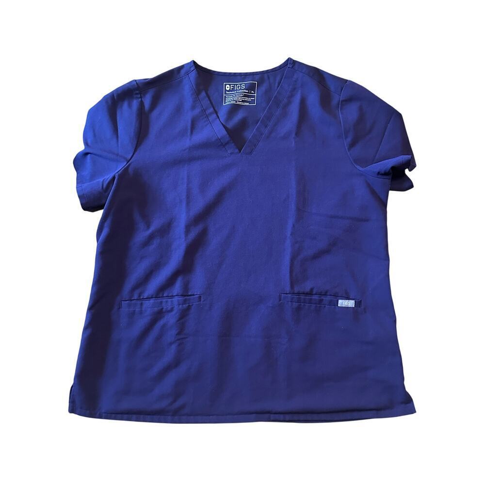 Figs Casma Three-Pocket Scrub Top PURPLE XL